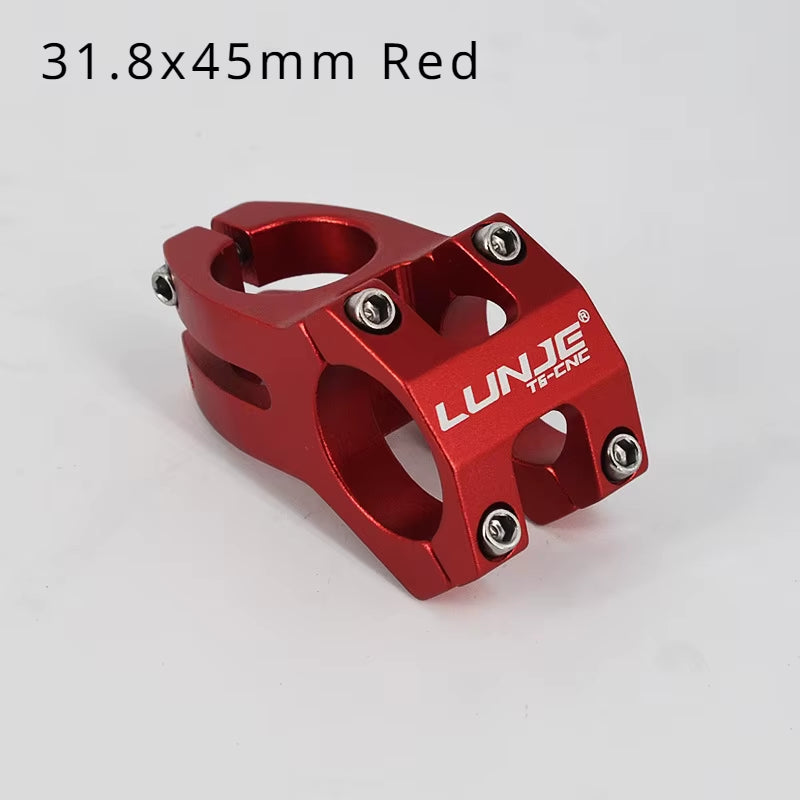 Bicycle Handlebar Stem MTB Power Short 45Mm Mountain Bike Bridge 25.4/31.8Mm Pipe Cycling Stem Riser Table