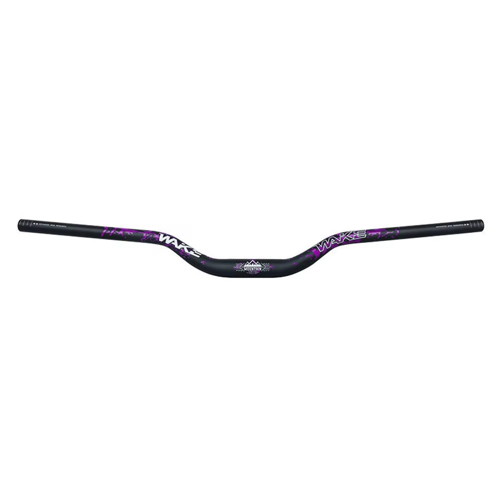Wake 31.8MM Mountain Bike Handlebar Aluminum Alloy Bicycle Riser Handlebar 55MM Rise 780MM Length Bicycle Bar with Matte Surface