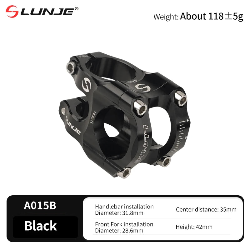 MTB Road Bike Stem CNC Mountain Bicycle Bridge 31 8 Short Road Bike Power High Strength Climbing Riser 45Mm Mtb Power