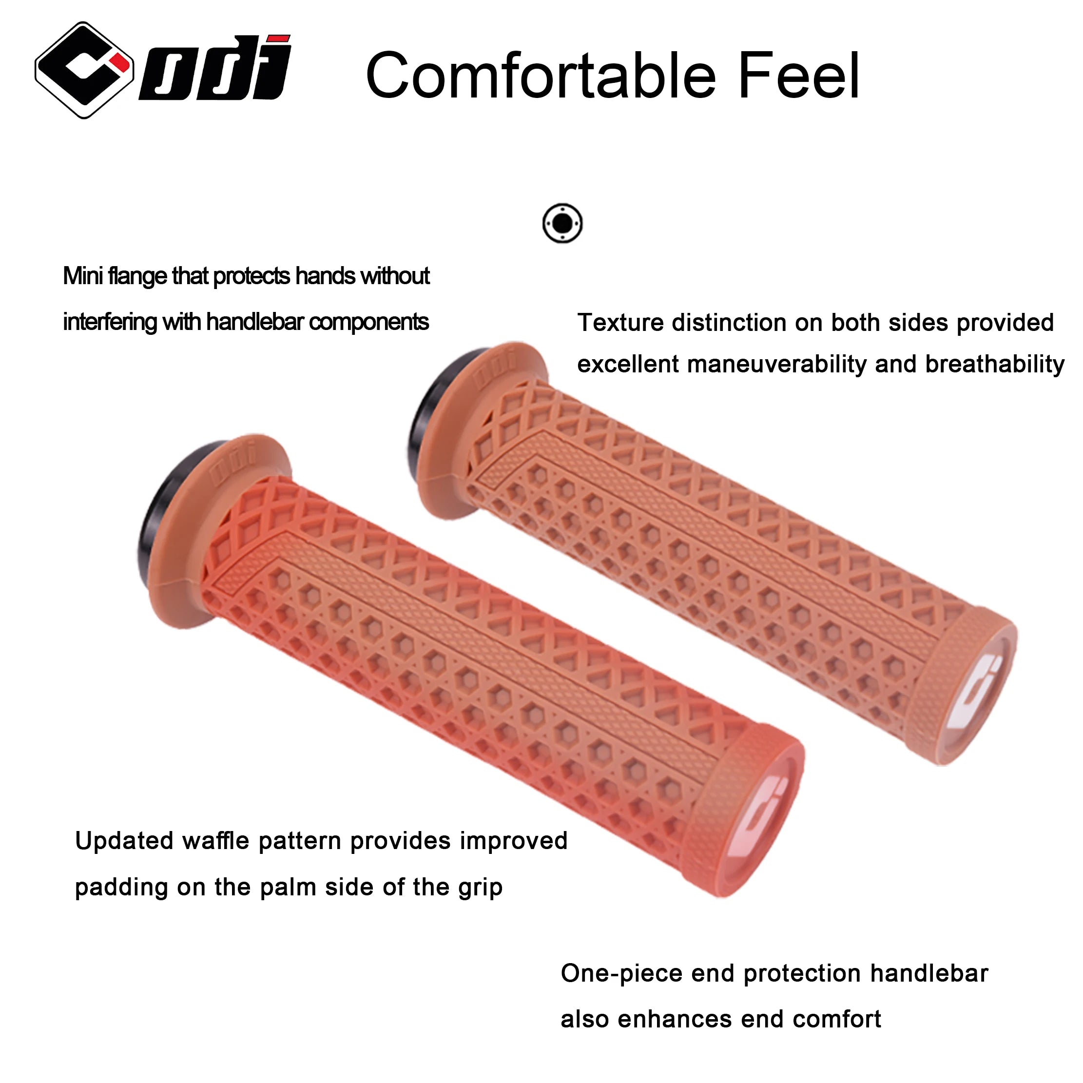 1Pair  Lock-On Silicone Mountain Bike Grips Shock-Absorbing Anti-Slip Comfortable Handlebar Covers for Mtb/Cycling Parts