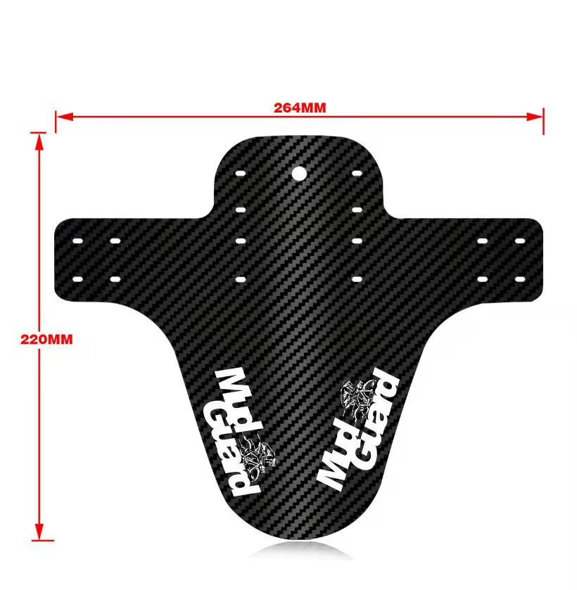 Carbon Pattern Bicycle Fender Portable Road Mountain Bike Mud Guard Bike Front Rear Wheel Mudguard Ultralight MTB Fender