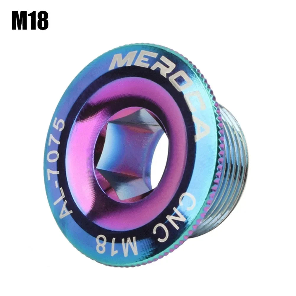 Bicycle Crank Cover Hollowtech Crank Bolt M18-M19 M20 Mountain Road Bike Crank Cover Cranks-Arm Bolt Bicycles Accessories Tools