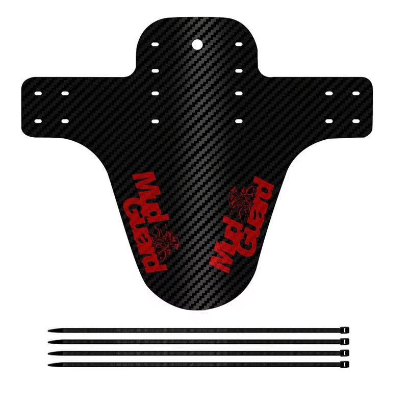 Carbon Pattern Bicycle Fender Portable Road Mountain Bike Mud Guard Bike Front Rear Wheel Mudguard Ultralight MTB Fender
