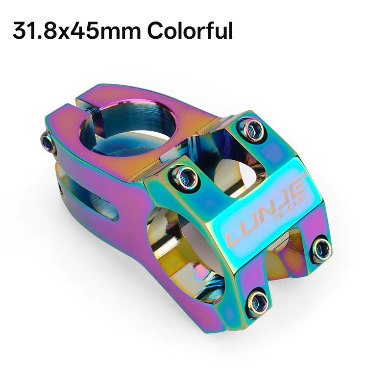 Bicycle Handlebar Stem MTB Power Short 45Mm Mountain Bike Bridge 25.4/31.8Mm Pipe Cycling Stem Riser Table