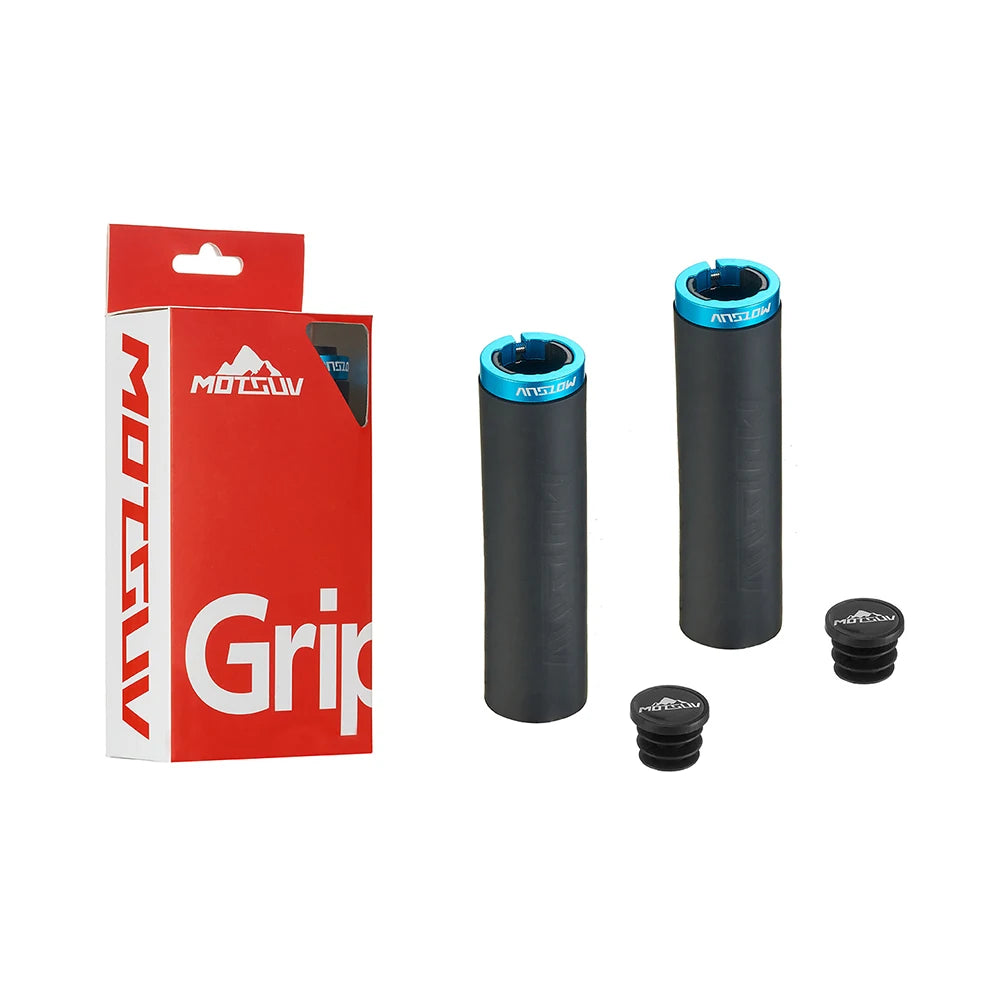 Ultralight MTB bicycle grips — locking silicone handlebar grips with a comfortable, non‑slip design; ideal bike accessories