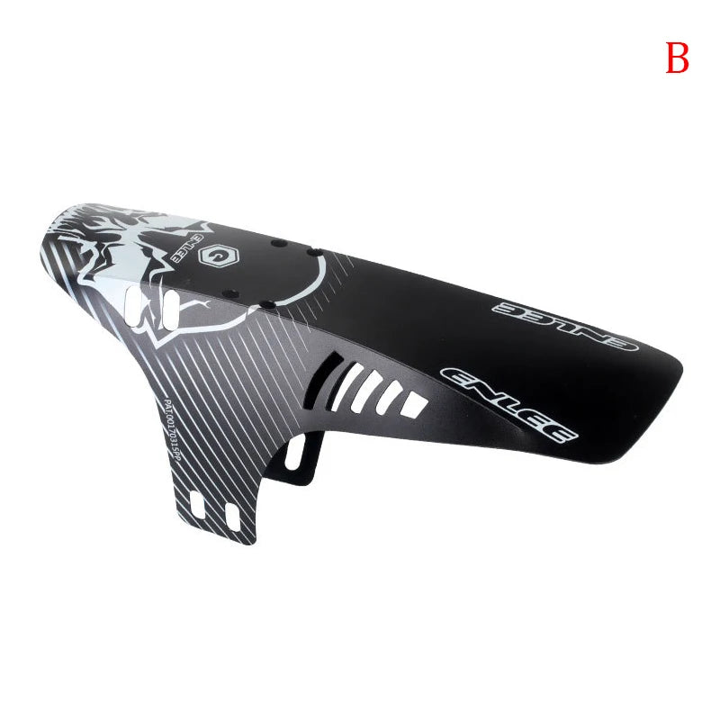 1‑piece MTB/mountain/road bicycle fender — front or rear 26.5 cm mudguard made from PP5 material; cycling rainplate bike accessory