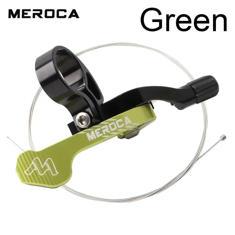 MEROCA Bicycle Dropper Seatpost Remote Wire Control MTB Mountain Road Bike Seat Tube Switch Height Cable Adjustable Lever
