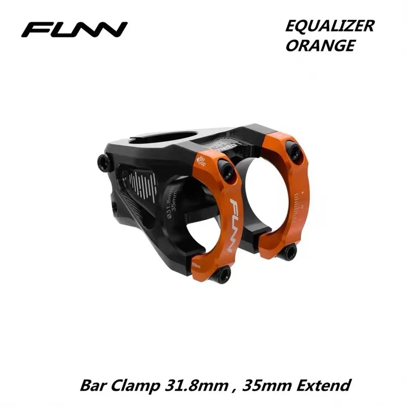 MTB ST1 Power Stem — 31.8 mm / 35 mm handlebar clamp; strong all‑terrain mountain bike stem for street and slope riding