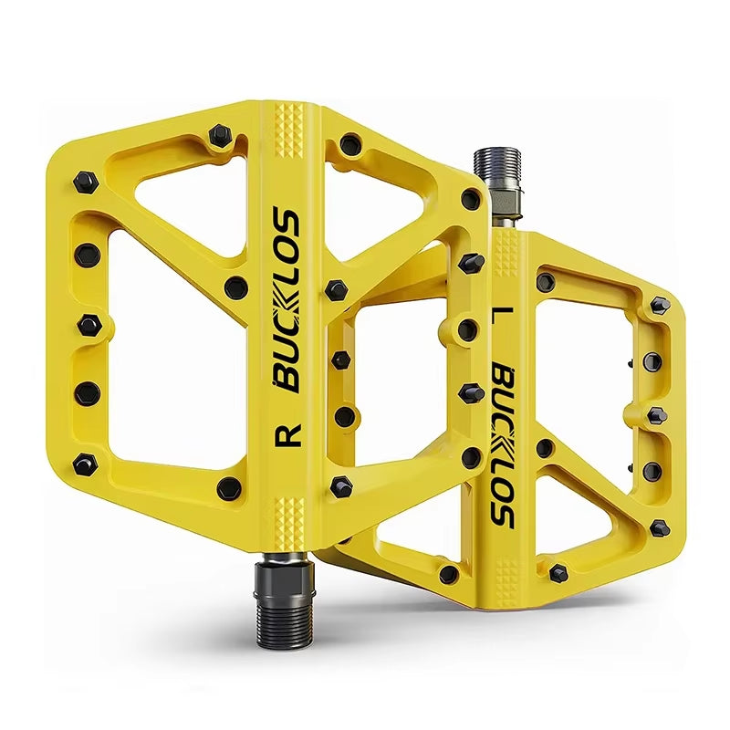 Bike Pedal Ultralight Pedal Platform for Road Mountain Bike Anti-Slip Nylon Sealed Bearings Flat Pedals MTB Bicycle Part