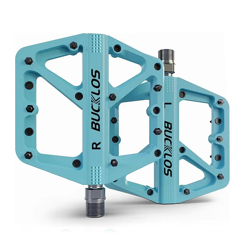 Bike Pedal Ultralight Pedal Platform for Road Mountain Bike Anti-Slip Nylon Sealed Bearings Flat Pedals MTB Bicycle Part