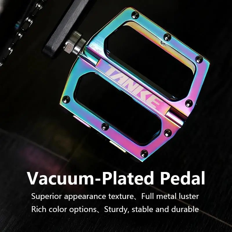 Bicycle Pedals Ultralight Aluminum Alloy Colorful Anti-Skid Bearing Mountain Bike Accessories MTB Foot Pedals Folding Bike