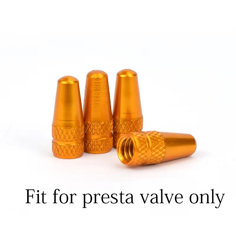 4/8Pcs Aluminum Alloy Bicycle Tire FV Valve Cap MTB Road Bike Covered Protector Road MTB Tyre Dustproof Bike Presta Valve