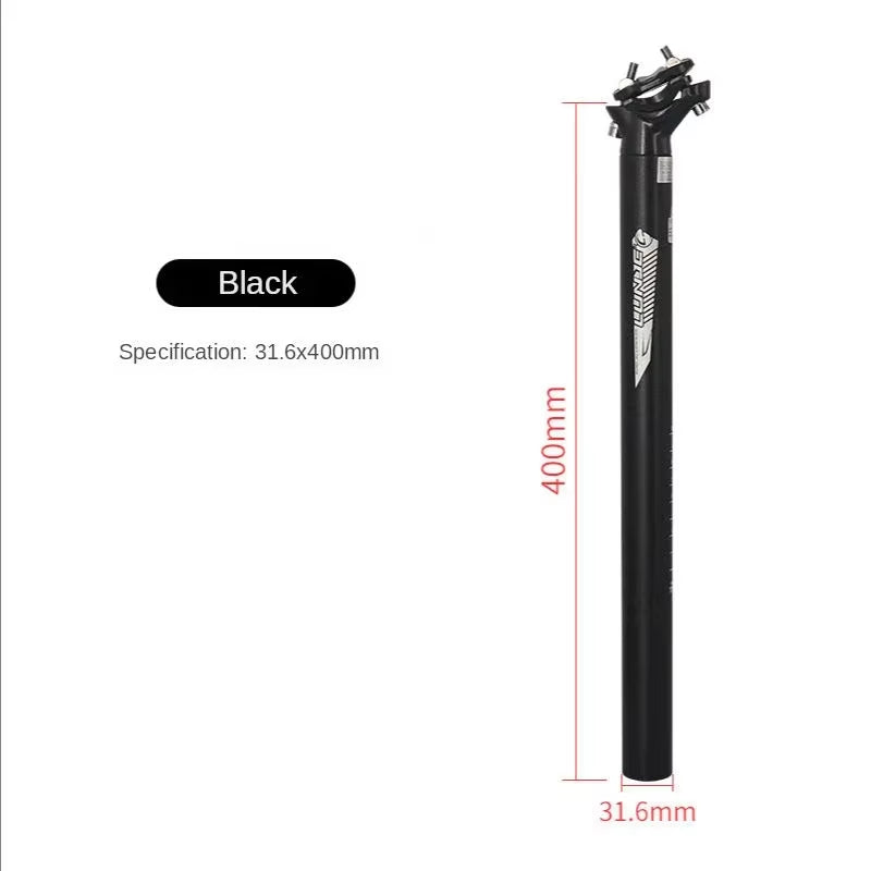Mountain Road Bicycle Seatpost Ultralight Aluminum Alloy MTB Bike Seat Post Seat Tube 27.2/30.9/31.6Mm*400Mm Cycling Parts