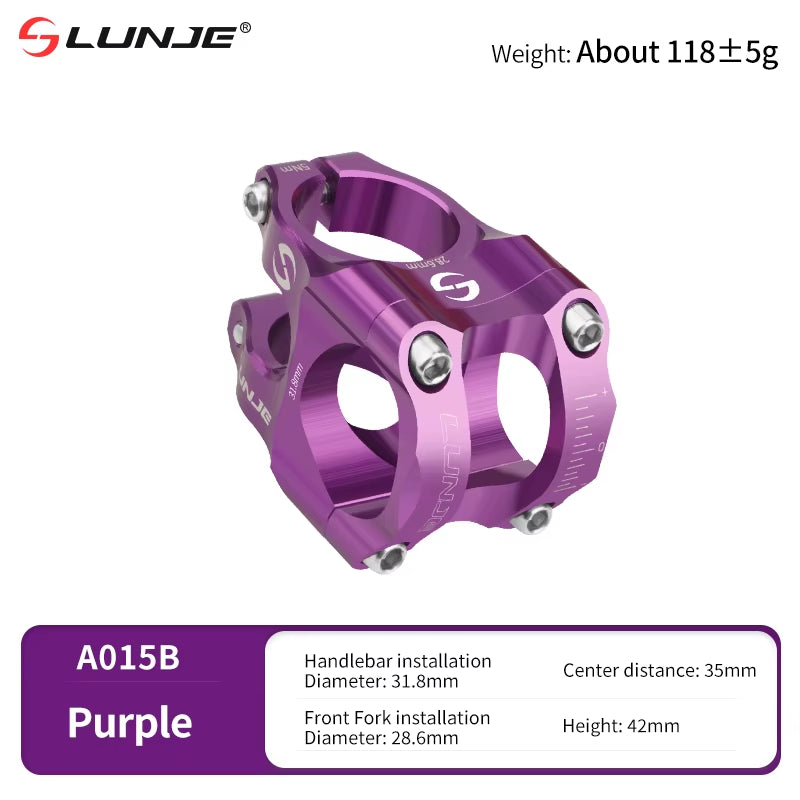 MTB Road Bike Stem CNC Mountain Bicycle Bridge 31 8 Short Road Bike Power High Strength Climbing Riser 45Mm Mtb Power