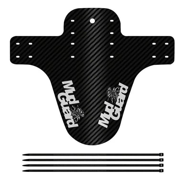 Carbon Pattern Bicycle Fender Portable Road Mountain Bike Mud Guard Bike Front Rear Wheel Mudguard Ultralight MTB Fender