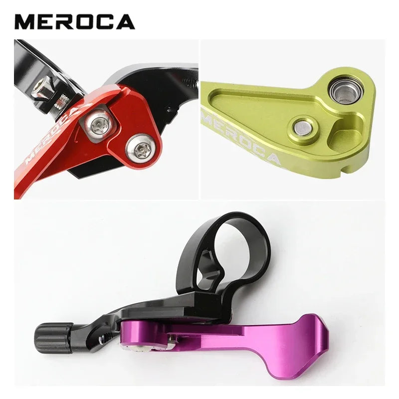 MEROCA Bicycle Dropper Seatpost Remote Wire Control MTB Mountain Road Bike Seat Tube Switch Height Cable Adjustable Lever