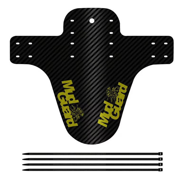 Carbon Pattern Bicycle Fender Portable Road Mountain Bike Mud Guard Bike Front Rear Wheel Mudguard Ultralight MTB Fender