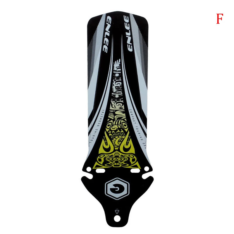 1‑piece MTB/mountain/road bicycle fender — front or rear 26.5 cm mudguard made from PP5 material; cycling rainplate bike accessory