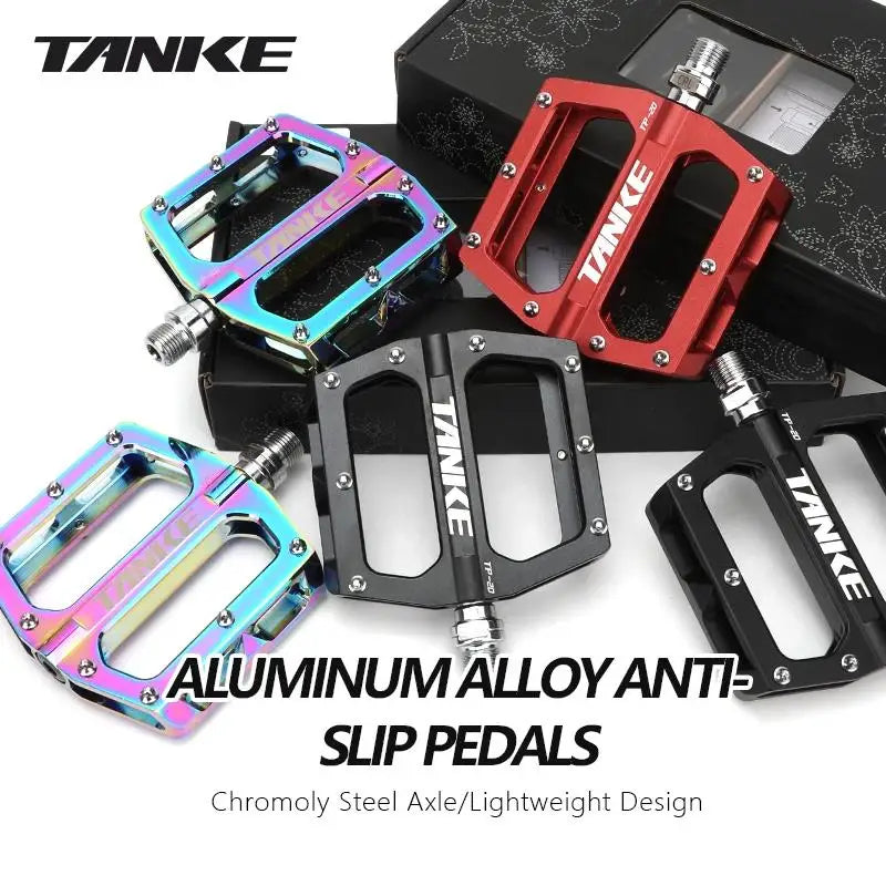 Bicycle Pedals Ultralight Aluminum Alloy Colorful Anti-Skid Bearing Mountain Bike Accessories MTB Foot Pedals Folding Bike