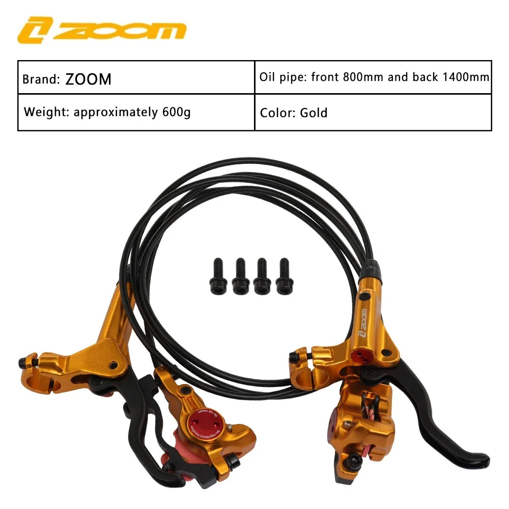 Hydraulic Bicycle Brake HB-875 Mountain Bike Disc Brake Front 800Mm /Rear 1400Mm Hydraulic Brake MTB Bicycle Accessories